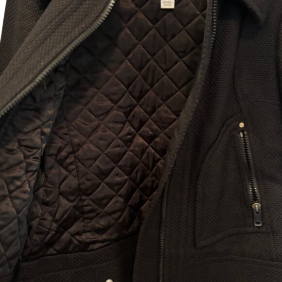 Diesel black double-ended zipper jacket size M - Picture 3 of 5